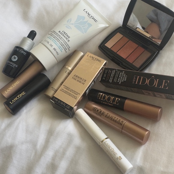 Lancome serum absolue lipstick mascara set eyeshadow radiance cleanser lip - Picture 5 of 13